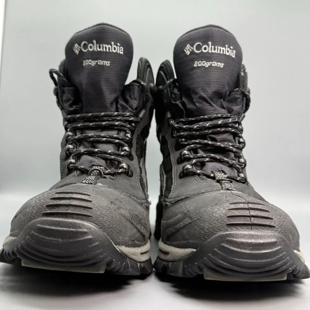 Columbia Omni-Tech 200 Gram Men's 11 Black Insulated Waterproof Winter Boots